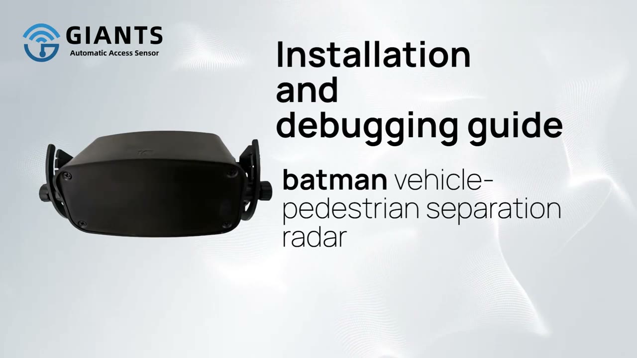Radar installation and commissioning
